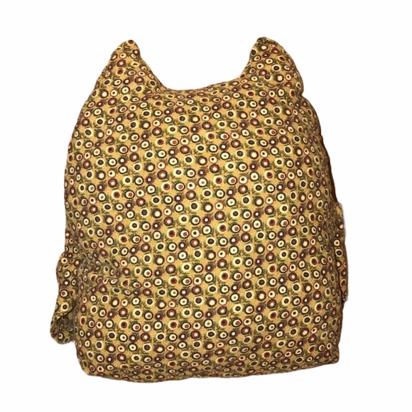 Soft squishy Patchwork owl pillow with Velcro wing - Picture 3 of 6